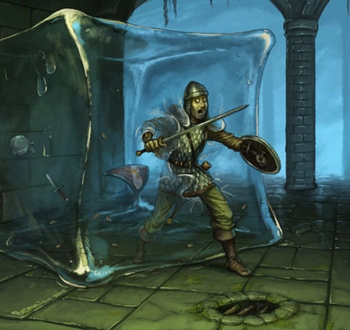 Gelatinous Cube The Authentic D&D Wiki